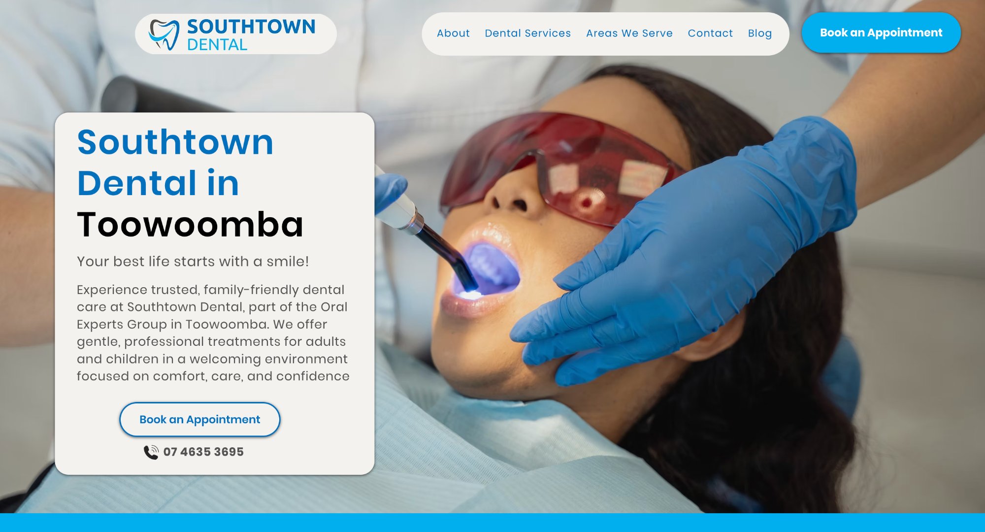 Southtown Dental Toowoomba website